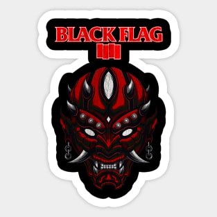 BlackFlag minuteflag Sticker